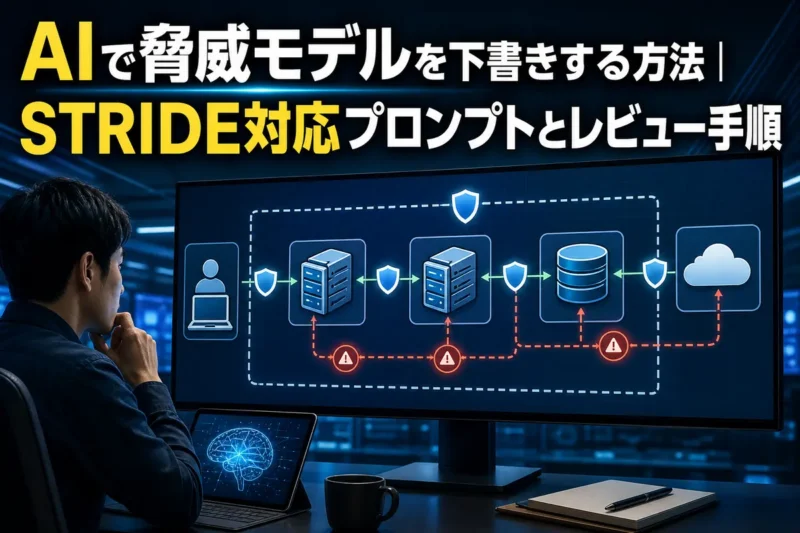 システム構成図を使ってセキュリティ上の脅威を分析する画面。